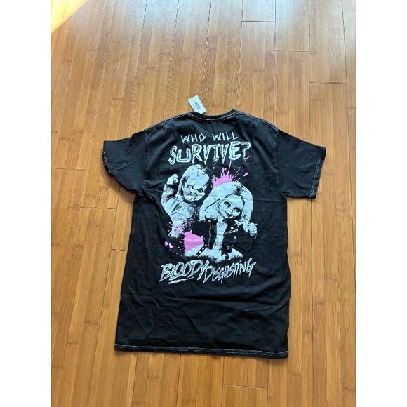 Ripple Junction Bride o Chucky Black Tee New Adult Small - Picture 1 of 5